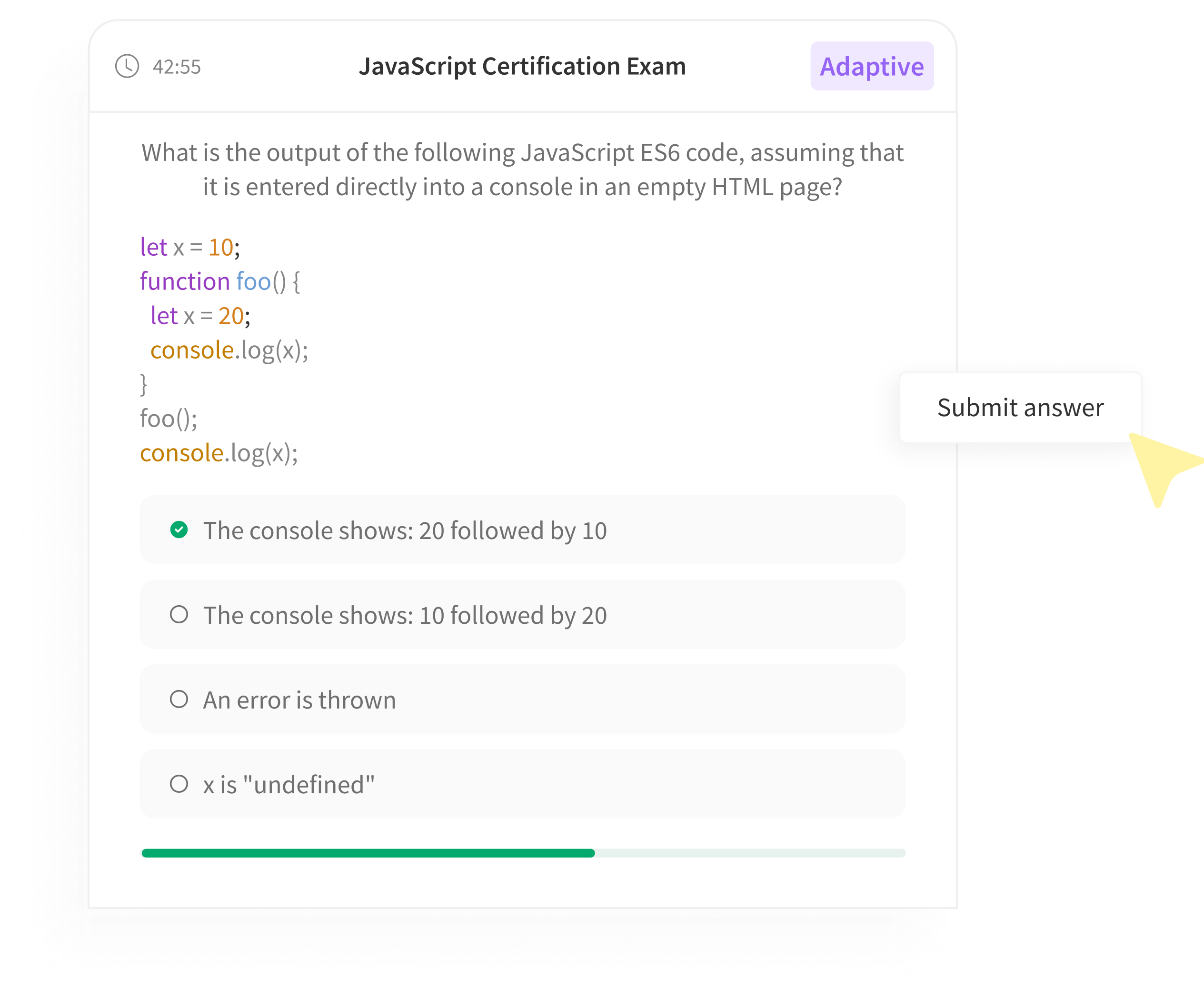 Exam Types Preview